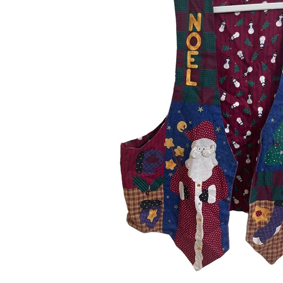 Women's reversible Christmas UGLY Holiday Vest Size M/L - Picture 5 of 11